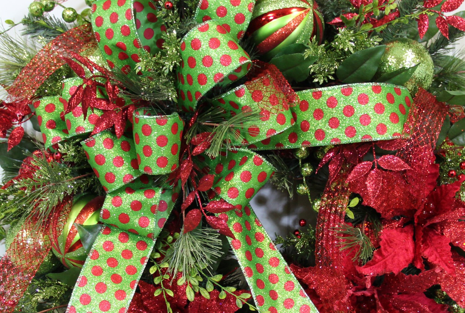 XXL Christmas Outdoor or Wall Wreath for the Holiday