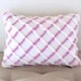 purple pillow cover LILAC LATTICE vintage chenille lavender cushion cover 12 X 16 cottage chic shabby style