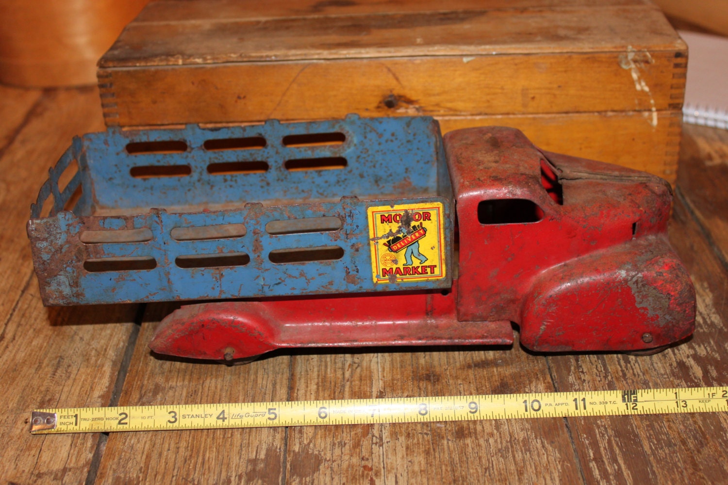 Mar toy made in United States of America metal truck