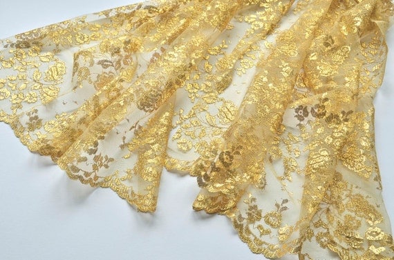 gold lace tops