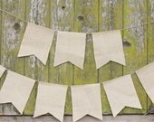 Burlap Swallow Tail Pennant Garland Il_170x135