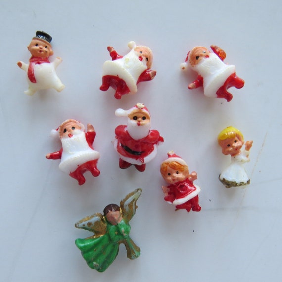 vintage 8 piece miniature christmas craft by shabbyshopgirls vintage 8 piece miniature christmas craft by shabbyshopgirls