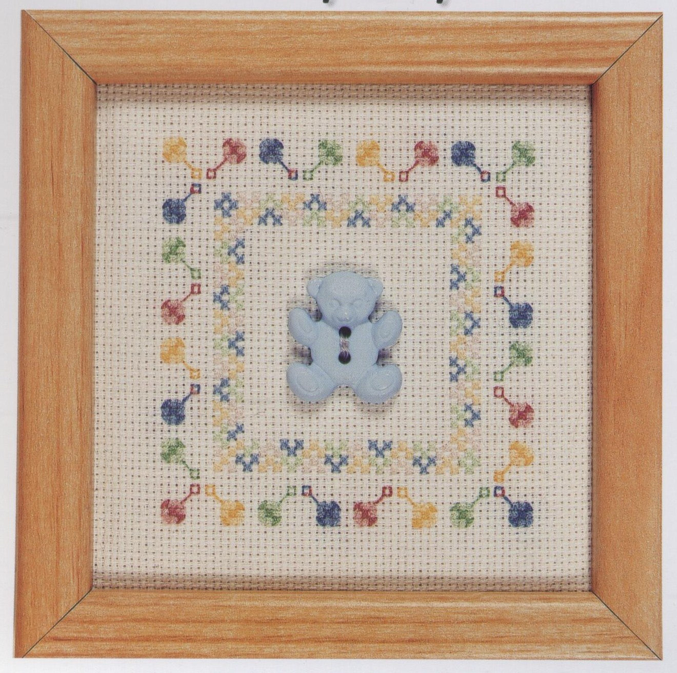 teddy bear cross stitch