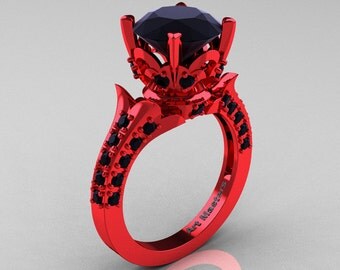 red gold wedding rings