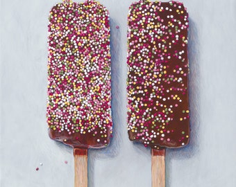 Nobbly Bobblys. Limited edition giclée print.