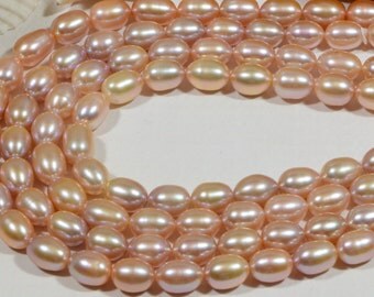 Freshwater Pearl Rice 12x9mm Pearl Beads Jewelry Making Supplies
