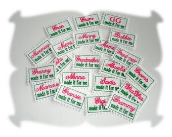 Sewing Labels Embroidered made to order sewing labels handmade supply embroidered sewing label