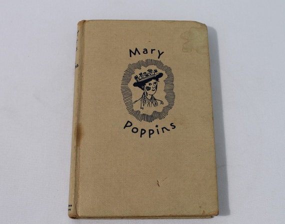 VINTAGE American 1934 Copy Of First MARY POPPINS Book by p.l.