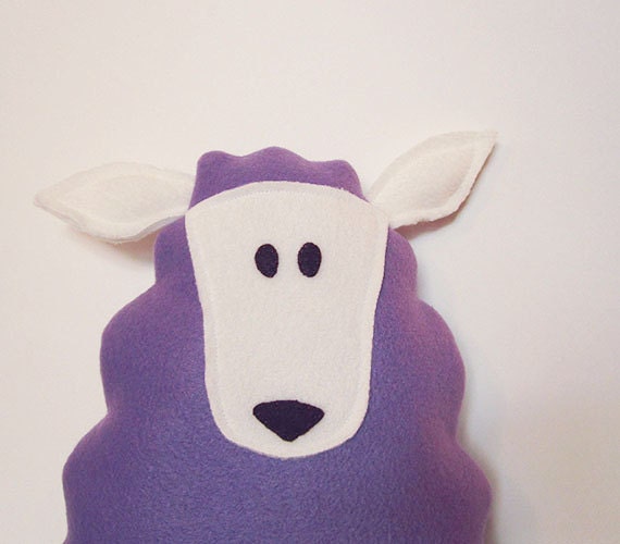 purple sheep stuffed animal