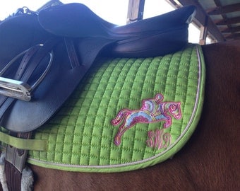 Custom Jumping Horse Saddle Pad