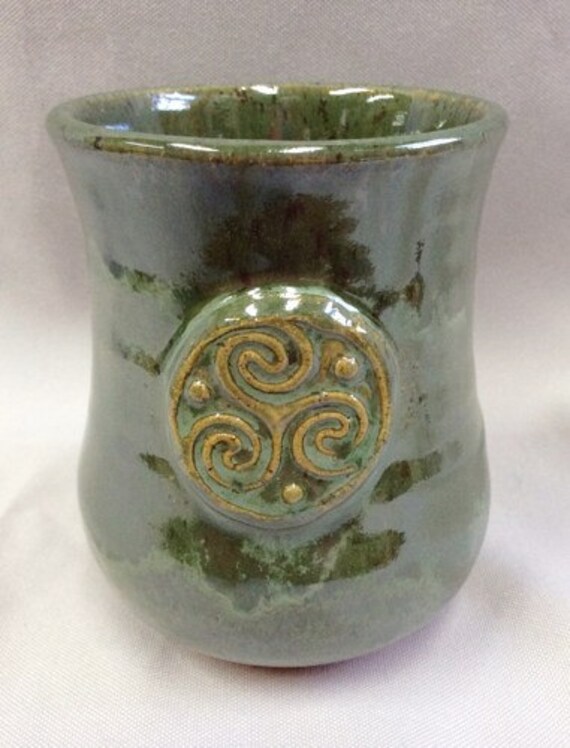 Set of 4 Celtic Mead Cups or Spirit Mugs