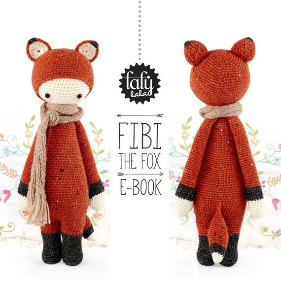 FIBI the fox lalylala crochet pattern / amigurumi