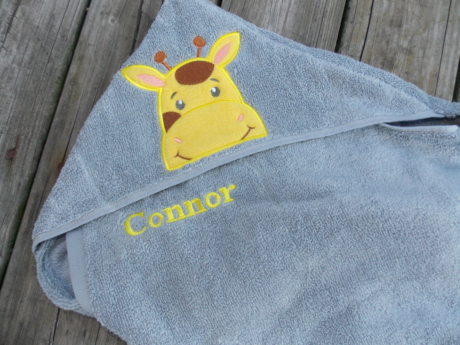 Infant Hooded Towel Personalized Hooded Towel Baby Shower Gift