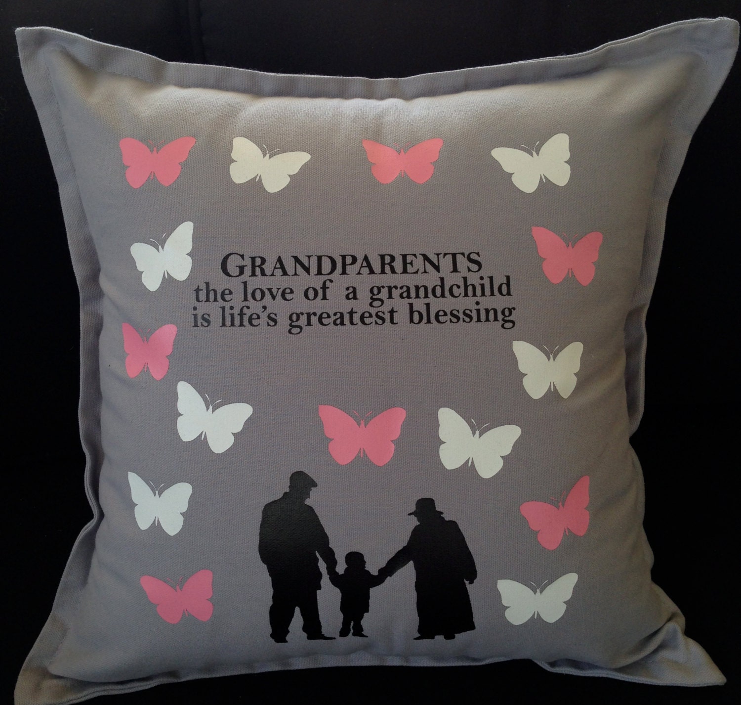 BEAUTIFUL GRANDPARENTS pillow the perfect by louiseexclusivelyyou
