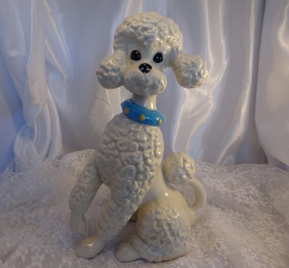 ceramic poodle figurines
