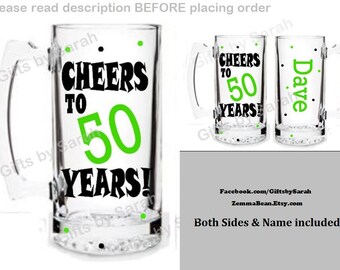 Popular items for cheers to 50 years on Etsy