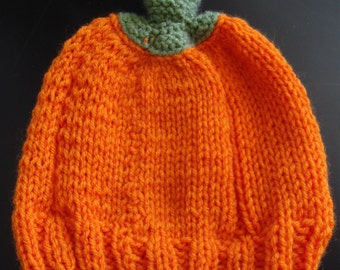 Popular items for knitted pumpkin hat on Etsy