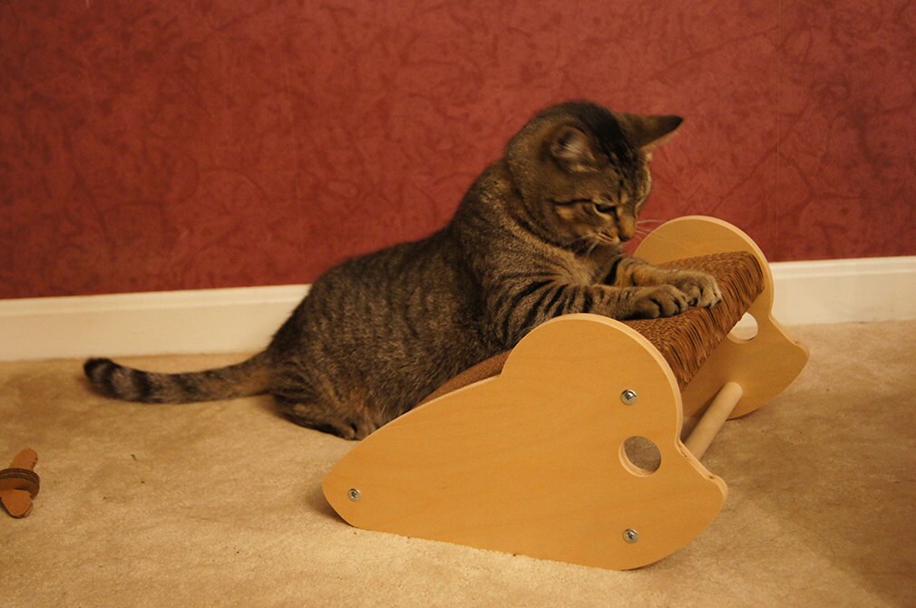 Rattino Mouse Shaped Cat Scratcher by Cattino on Etsy