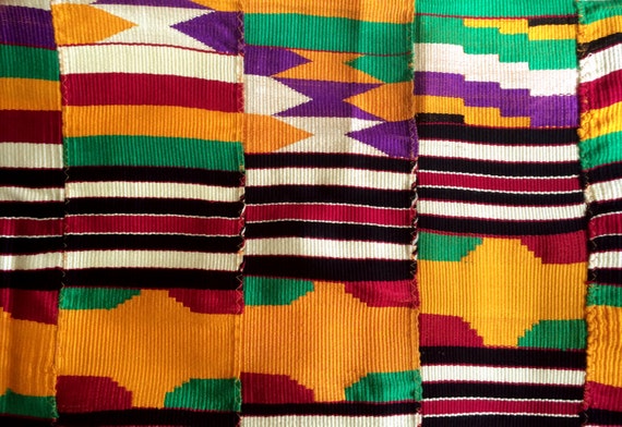 Traditional Hand Woven Ashanti Kente Cloth Various Sizes