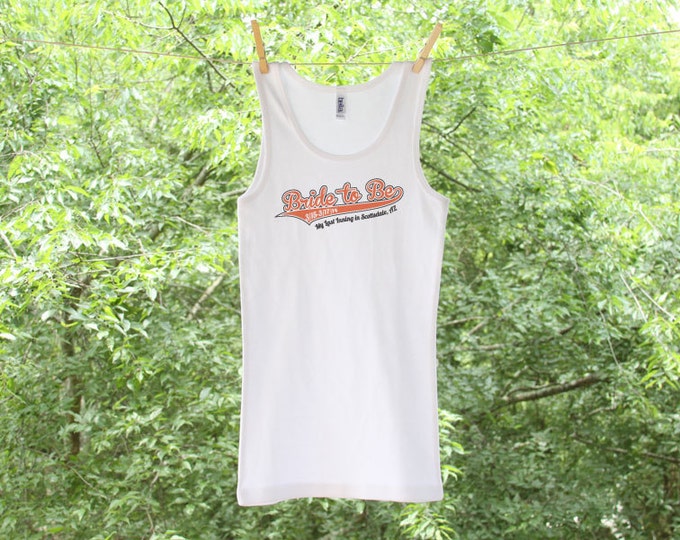 Last Inning Baseball- Sporty Bride To Be Personalized with date(s) and Location Tank or shirt
