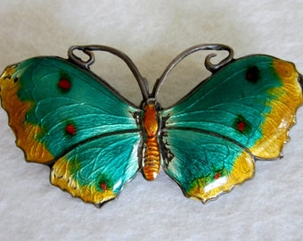 Popular items for enamel butterfly on Etsy