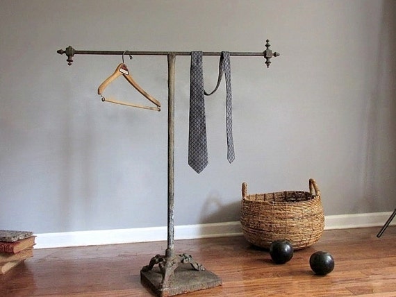 Victorian Industrial Clothing Rack. by owlsongvintage on Etsy