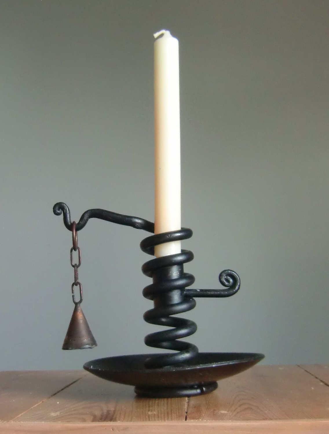 Hand Courting Candle Stick with snuffer by rupertroo