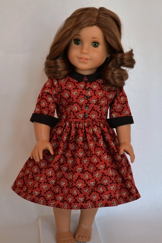 Items similar to American Girl 18 Inch Doll Dress Historical 1950's era ...