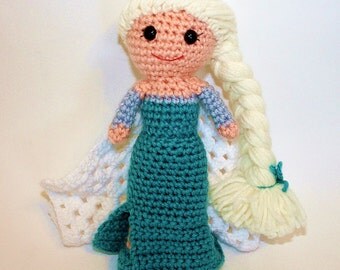 Ice Queen Crochet Doll