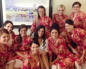 set of 10 bridesmaid robes