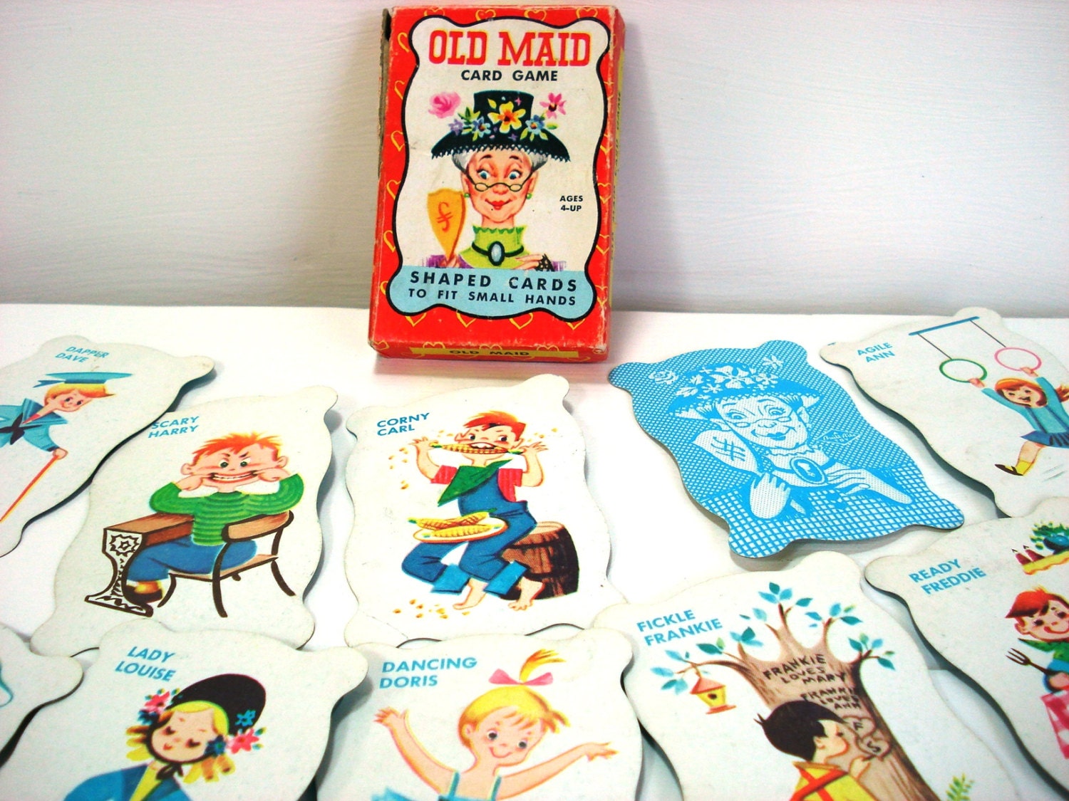 vintage old maid card game