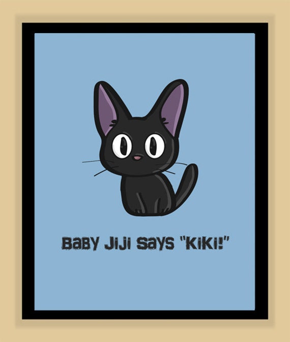 Baby JiJi KiKis Delivery Service Nursery Art Miyazaki Ghibli
