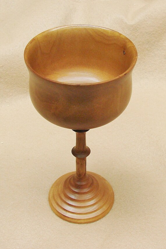 Items similar to Decorative wood goblet. on Etsy
