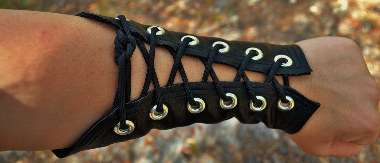 USA Leather Archery Bracer