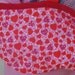 Red hearts arm sling for a broken arm, wrist or collar bone 2-6 years
