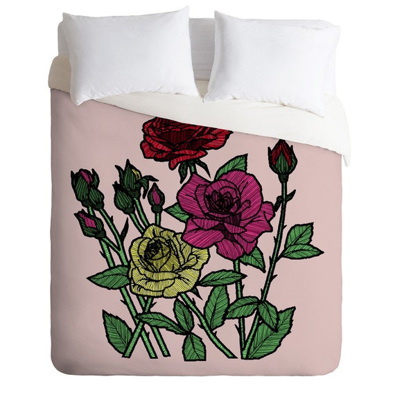 Roses Duvet Cover Dusty Rose Duvet Roses Duvet Roses