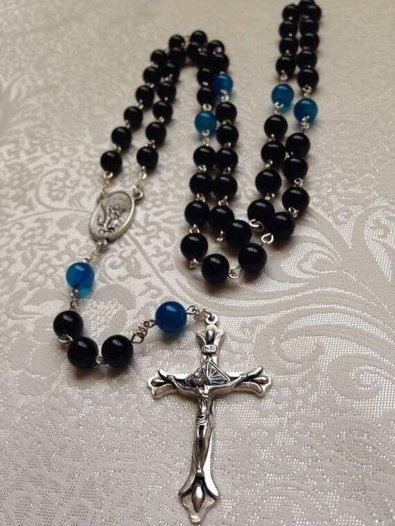 St Michael Thin Blue Line Police Officer Catholic Rosary