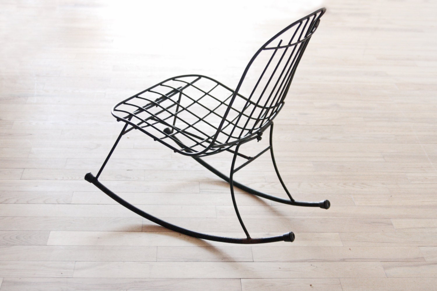 Wire Rocking Chair Wrought Iron Patio Chair - Etsy finds