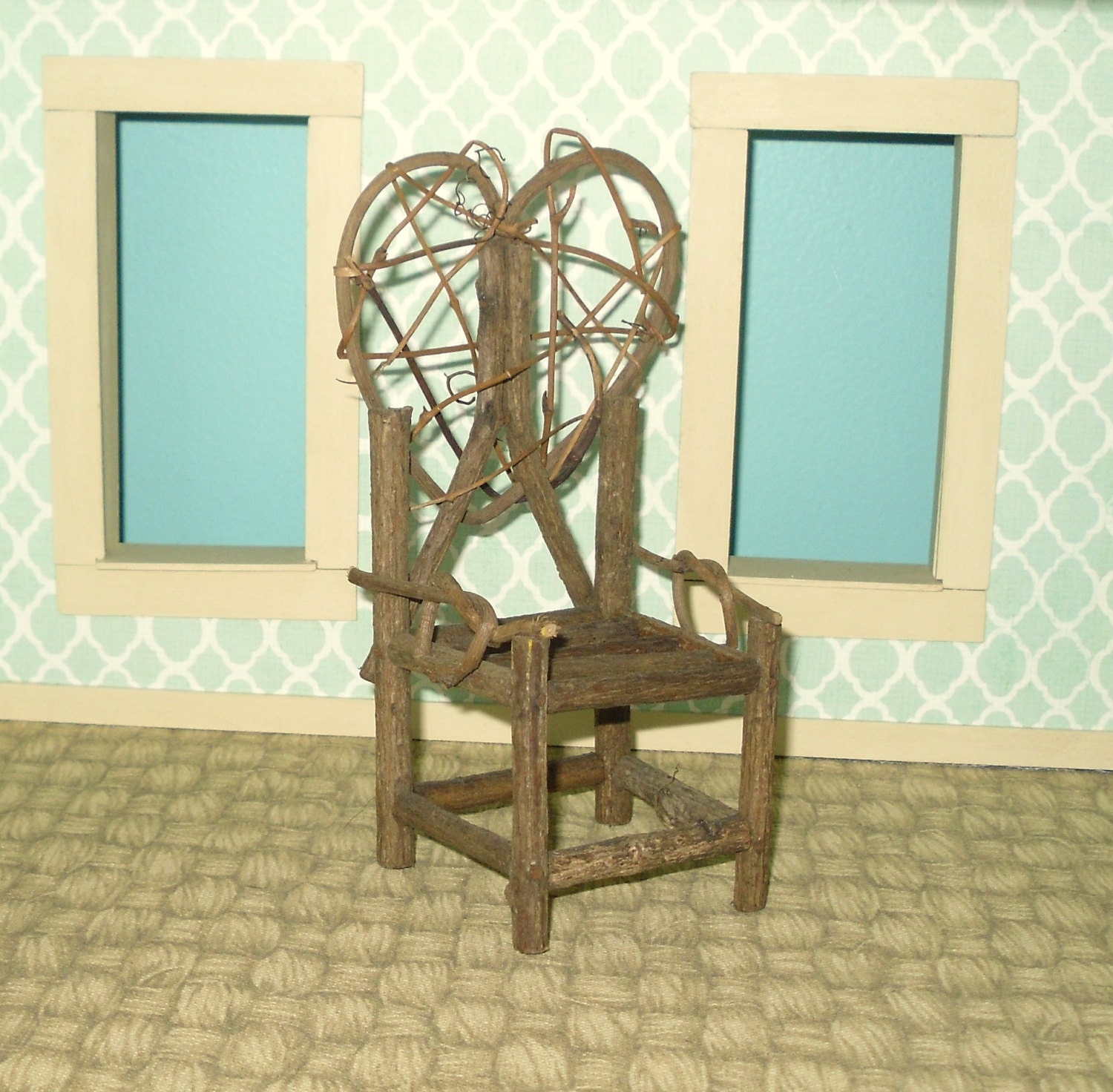 miniature dollhouse chair