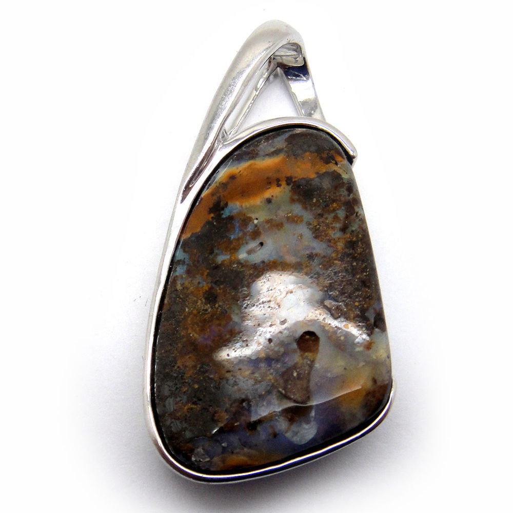 Unique Jewelry Opal Pendant Australian Opal Gemstone 925