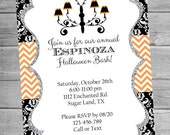 YOU PRINT- Digital Halloween Chandelier Invitation- #0163 Il_170x135
