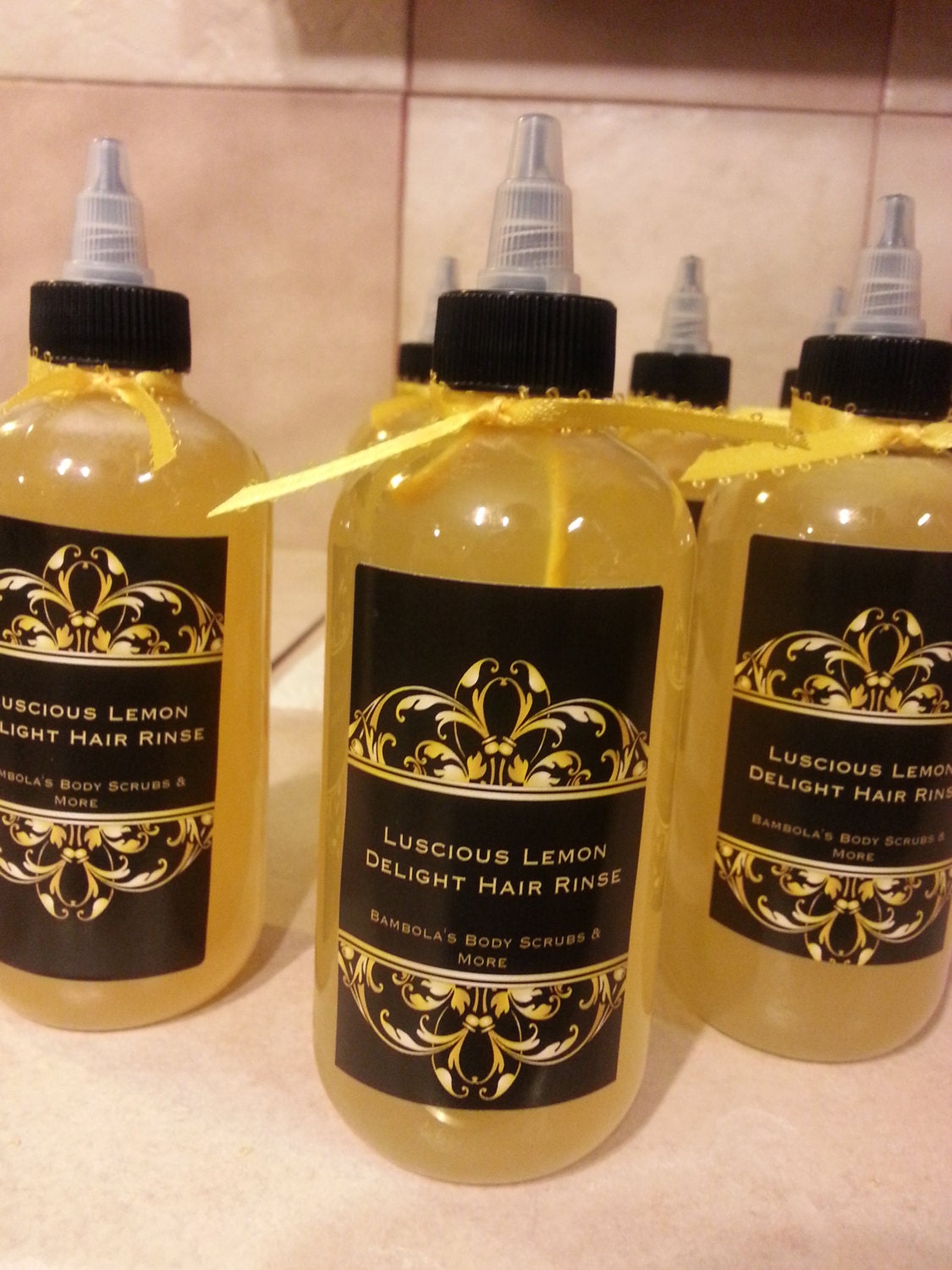8 ounce Luscious Lemon Delight Hair Rinse Lightens Hair