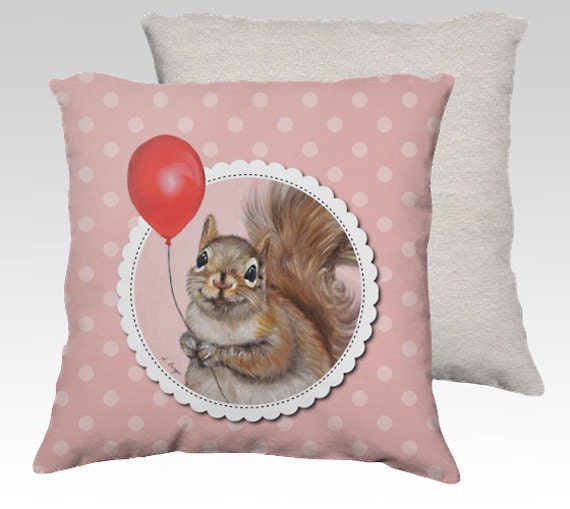 squirrel cushion cover