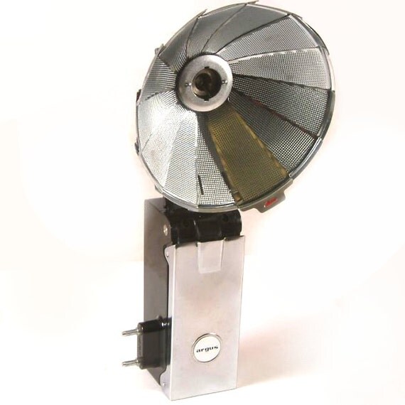 Vintage Argus Flash Attachment Flash Bounce Gun with Fan