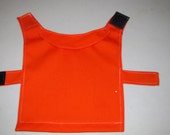 SALE - XSmall Lightweight Bright Orange Dog Jacket with Collar