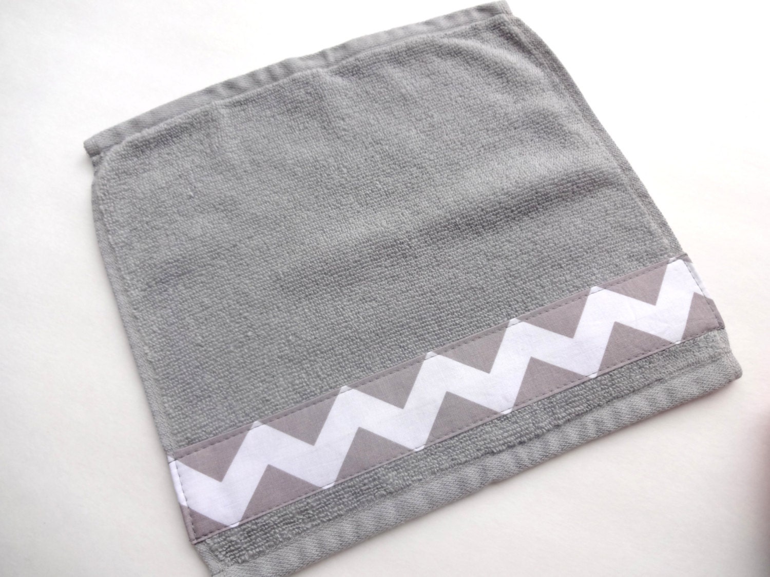 Grey Chevron towels towel hand towel bath towel grey