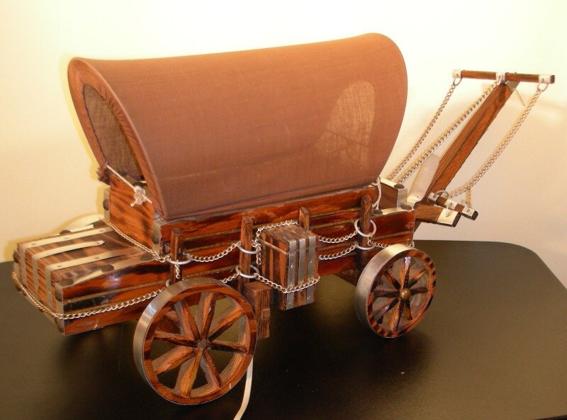 Covered Wagon Lamp Conestoga Prairie Schooner Pioneer