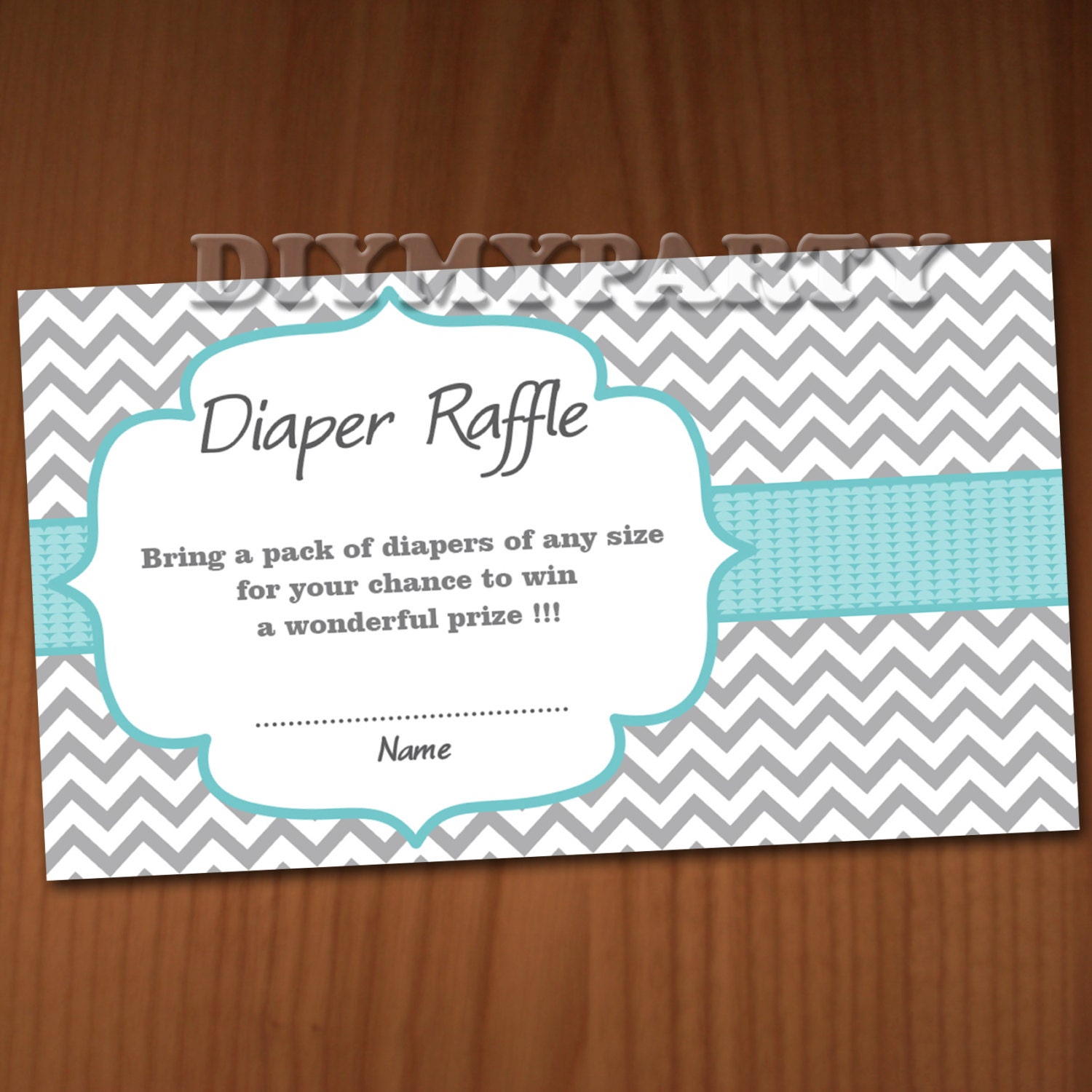 games diaper baby shower Wipe diymyparty Shower Diaper Ticket Raffle Raffle by Baby Diaper