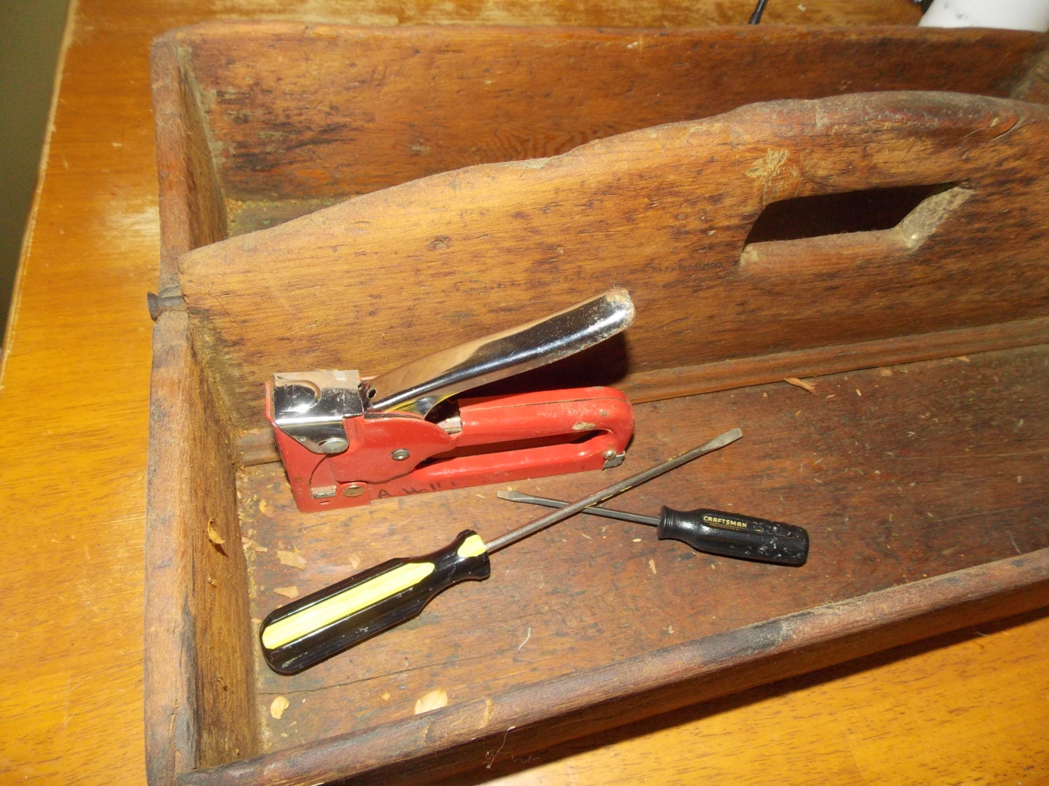 Vintage Late 1800's Antique Tool Tray Handmade