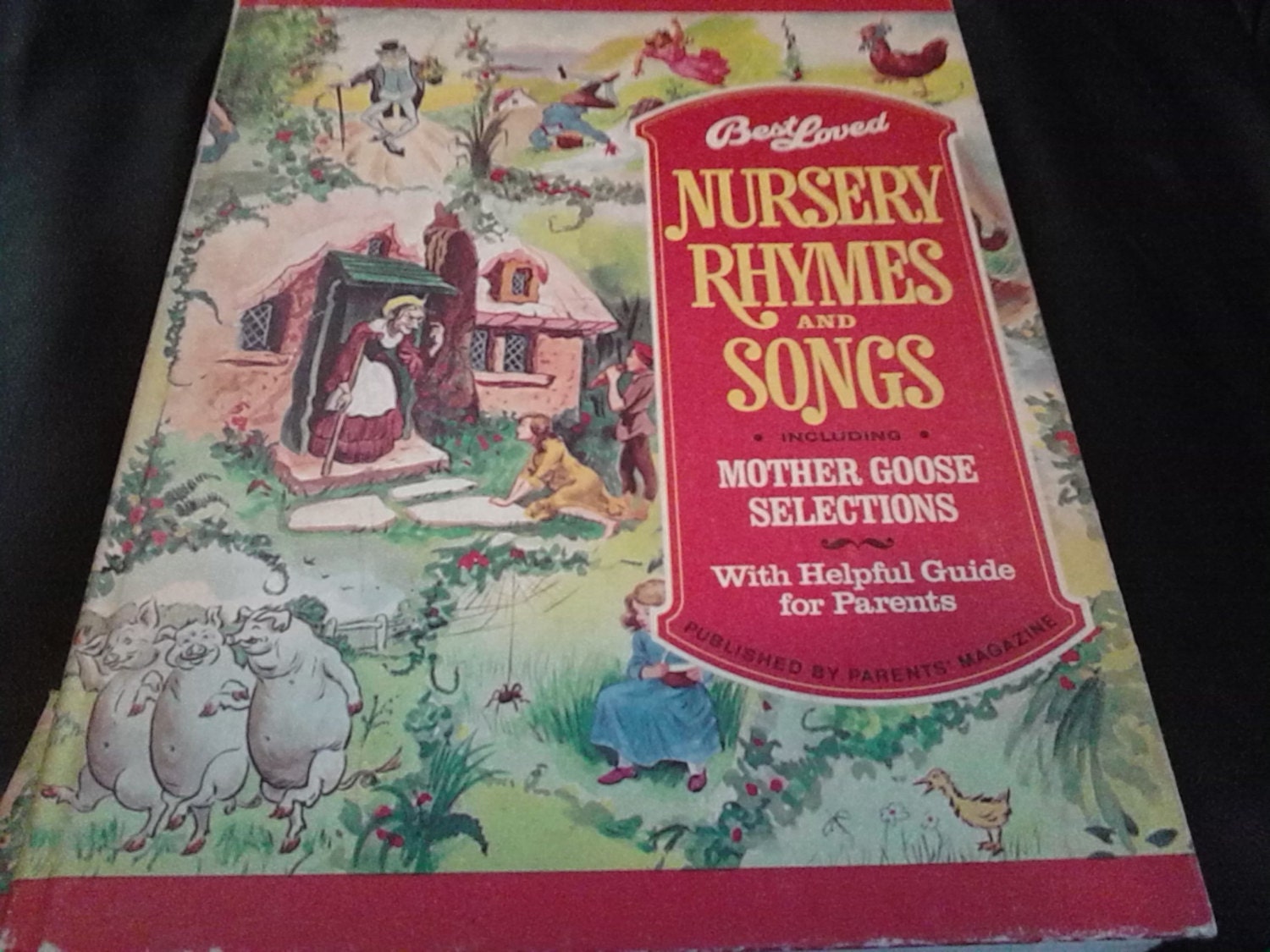 Vintage 1970s Best Loved Children's Nursery Rhymes and